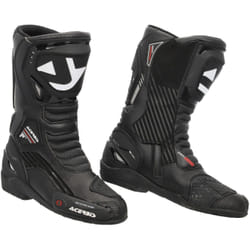 Acerbis Corkscrew Bottes de moto, noir, taille 47 pour Hommes