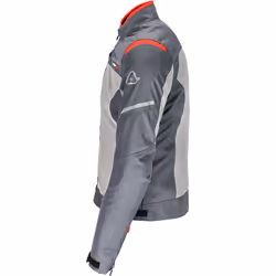 Acerbis On Road Ruby Veste textile de moto pour femmes, gris-rouge, taille 2XL