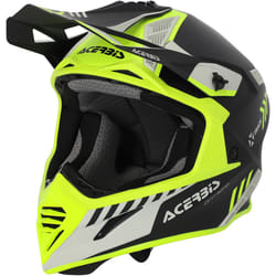 Acerbis X-Track Mips Casque de motocross, noir-jaune, taille XL pour Hommes