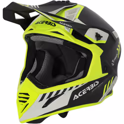Acerbis X-Track Mips Casque de motocross, noir-jaune, taille XL pour Hommes