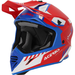 Acerbis X-Track Mips Casque de motocross, rouge-bleu, taille S pour Hommes