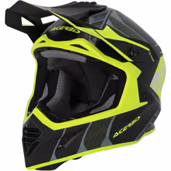 Acerbis X-Track 2023 Casque de motocross, noir-jaune, taille L pour Hommes