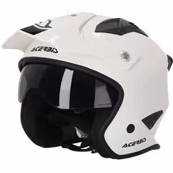 Acerbis Aria 2023 Solid Casque Jet, blanc, taille S pour Hommes