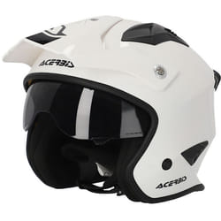 Acerbis Aria 2023 Solid Casque Jet, blanc, taille S pour Hommes