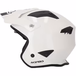 Acerbis Aria 2023 Solid Casque Jet, blanc, taille M pour Hommes