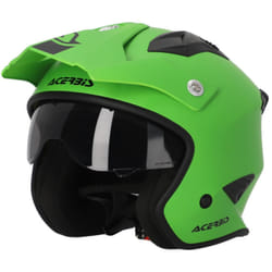 Acerbis Aria 2023 Solid Casque Jet, vert, taille XL pour Hommes
