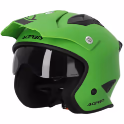 Acerbis Aria 2023 Solid Casque Jet, vert, taille XL pour Hommes