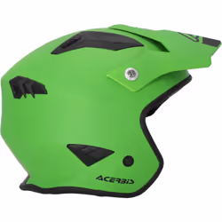 Acerbis Aria 2023 Solid Casque Jet, vert, taille XL pour Hommes