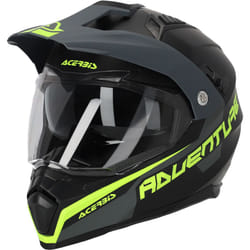 Acerbis Flip FS-606 2023 Casque de motocross, noir-gris, taille XS pour Hommes