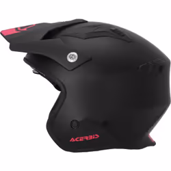 Acerbis Aria 2023 Solid Casque Jet, noir-rose, taille XS pour Hommes