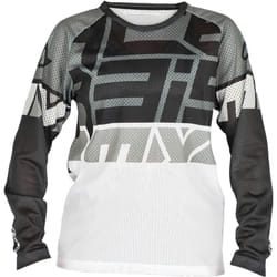 Acerbis MX J-Windy 4 Maillot de motocross pour enfants, noir-blanc, taille L pour Des gamins
