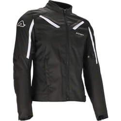 Acerbis X-Mat Moto Ladies Veste textile, noir-blanc, taille XS pour Femmes
