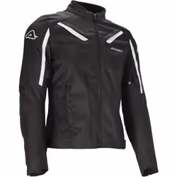 Acerbis X-Mat Moto Ladies Veste textile, noir-blanc, taille S pour Femmes