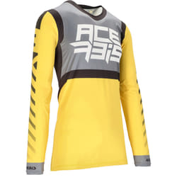 Acerbis X-Flex Five Maillot de motocross, gris-jaune, taille 3XL pour Hommes