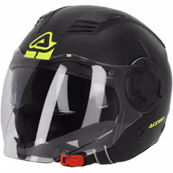 Acerbis Vento Casque Jet, noir, taille XL pour Hommes