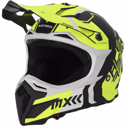 Acerbis Profile 5 Casque de motocross, noir-jaune, taille S pour Hommes - Vue supplémentaire 2