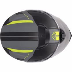 Acerbis Serel 2024 Casque, noir-gris-jaune, taille XS pour Hommes