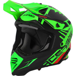 Acerbis X-Track 2023 Casque de motocross, noir-vert, taille M pour Hommes