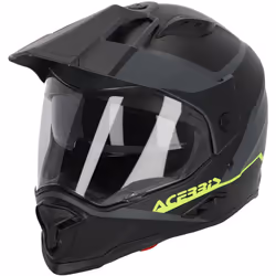 Acerbis Reactive Casque, noir-gris, taille XS pour Hommes