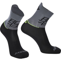 Acerbis MTB Light Chaussettes de vélo, gris-jaune, taille S M pour Hommes