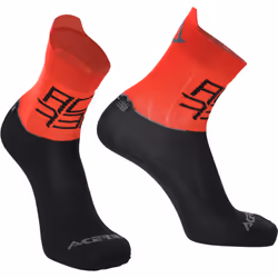 Acerbis MTB Light Chaussettes de vélo, noir-rouge, taille L XL pour Hommes