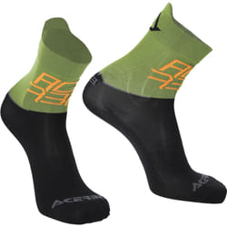 Acerbis MTB Light Chaussettes de vélo, noir-vert, taille L XL pour Hommes