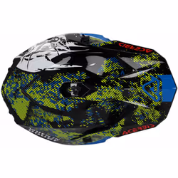 Acerbis Linear Graphic Casque de motocross, noir-blanc-rouge, taille S pour Hommes
