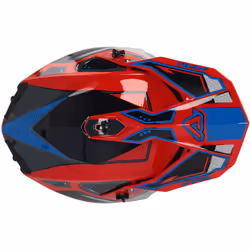 Acerbis Linear Graphic 2024 Casque de motocross, rouge-bleu, taille XL pour Hommes