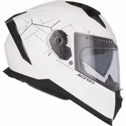 Acerbis X-Way Solid Casque, blanc, taille S pour Hommes