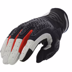 Acerbis Crossover Motorradhandschuhe, noir-gris-rouge, taille 3XL pour Hommes