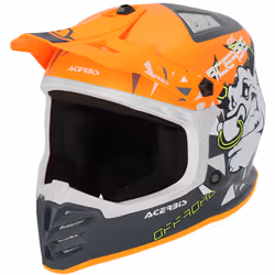 Acerbis Profile Casque de motocross pour enfants, orange, taille M pour Hommes
