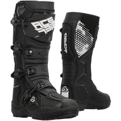 Acerbis Artiglio Bottes de motocross, noir-blanc, taille 46 pour Hommes