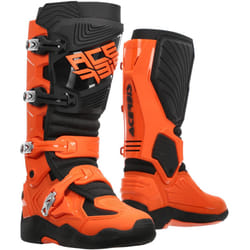 Acerbis Whoops Bottes de motocross, noir-orange, taille 47 pour Hommes
