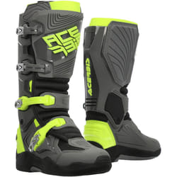 Acerbis Whoops Bottes de motocross, gris-jaune, taille 46 pour Hommes
