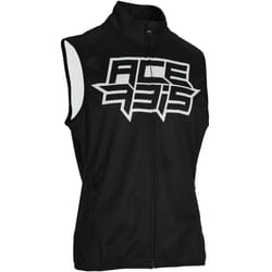 Acerbis Linear Softshell Gilet de motocross imperméable, noir-blanc, taille XL pour Hommes