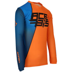 Acerbis MX J-Track 7 Maillot de motocross, bleu-orange, taille 3XL pour Hommes