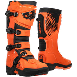 Acerbis Artiglio Bottes de motocross, noir-orange, taille 47 pour Hommes