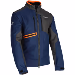 Acerbis Enduro One Blouson textile de moto, gris-bleu, taille L pour Hommes