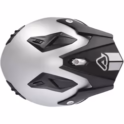 Acerbis Aria Metallic Casque jet, argent, taille 2XL pour Hommes
