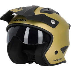 Acerbis Aria Metallic Casque jet, or, taille S pour Hommes