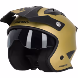 Acerbis Aria Metallic Casque jet, or, taille S pour Hommes