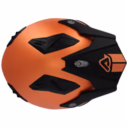 Acerbis Aria Metallic Casque jet, orange, taille L pour Hommes