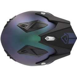 Acerbis Aria Metallic Casque jet, vert-pourpre, taille M pour Hommes