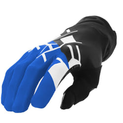 Acerbis MX Linear Gants de motocross, noir-bleu, taille 2XL pour Hommes
