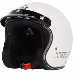 Acerbis Skodela Casque jet, blanc, taille XL pour Hommes