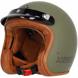 Acerbis Skodela Casque jet, vert, taille XL pour Hommes