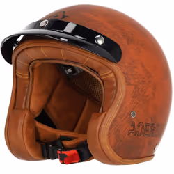 Acerbis Skodela Casque jet, brun, taille XL pour Hommes