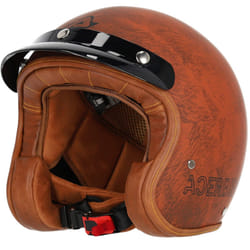Acerbis Skodela Casque jet, brun, taille XL pour Hommes