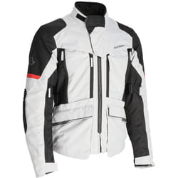 Acerbis X-Rover veste textile de moto impermÃ©able, noir-gris-rouge, taille L pour Hommes
