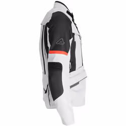 Acerbis X-Rover veste textile de moto impermÃ©able, noir-gris-rouge, taille L pour Hommes